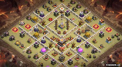 Upgrade the core defences, such as Eagle Artillery, Inferno Towers and X-Bows. . Best town hall 11 army